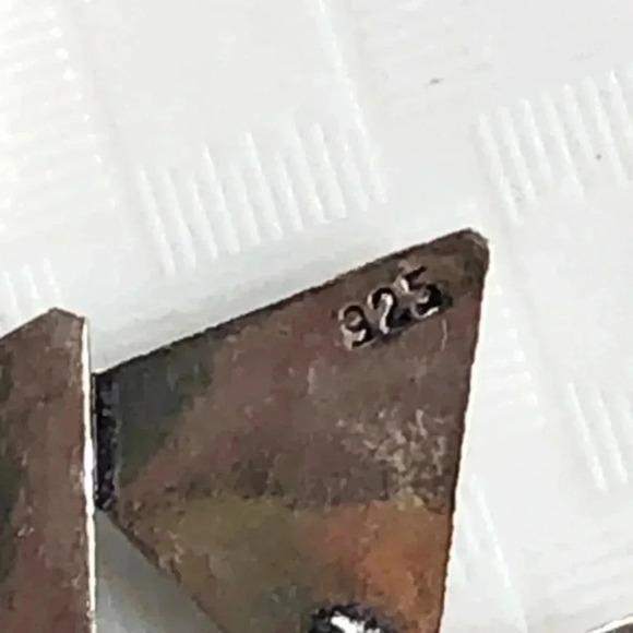 Copper White Buffalo Turquoise & Onyx 925 Sterling Silver Necklace NWT - Picture 4 of 7